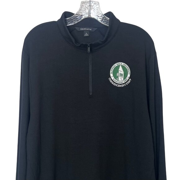Mercer+Mettle Slippery Rock University Commencement Staff 1/4 Zip Pullover XL - Picture 3 of 8